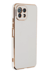 Xiaomi Mİ 11 Lite Kılıf Volet Silikon - Beyaz
