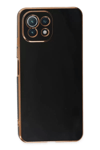 Xiaomi Mİ 11 Lite Kılıf Volet Silikon - Siyah
