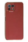 Xiaomi Mİ 11 Lite Kılıf Volet Silikon - Kırmızı