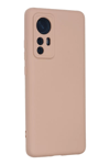 Xiaomi Mi 12 Kılıf Nano içi Kadife Silikon - Pudra