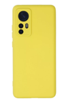 Xiaomi Mi 12 Kılıf Nano içi Kadife Silikon - Sarı