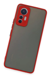 Xiaomi Mi 12 Lite Kılıf Montreal Silikon Kapak - Kırmızı