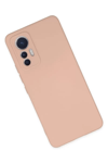 Xiaomi Mi 12 Lite Kılıf Nano içi Kadife Silikon - Pudra