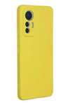 Xiaomi Mi 12 Lite Kılıf Nano içi Kadife Silikon - Sarı