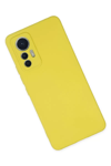 Xiaomi Mi 12 Lite Kılıf Nano içi Kadife Silikon - Sarı