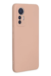 Xiaomi Mi 12 Lite Kılıf Nano içi Kadife Silikon - Pudra