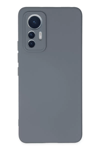 Xiaomi Mi 12 Lite Kılıf Nano içi Kadife Silikon - Gri