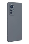 Xiaomi Mi 12 Lite Kılıf Nano içi Kadife Silikon - Gri