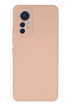 Xiaomi Mi 12 Lite Kılıf Nano içi Kadife Silikon - Pudra