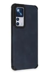 Xiaomi Mi 12T Kılıf Loop Deri Silikon - Lacivert