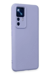 Xiaomi Mi 12T Pro Kılıf Nano içi Kadife Silikon - Lila