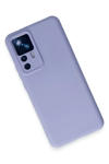 Xiaomi Mi 12T Pro Kılıf Nano içi Kadife Silikon - Lila