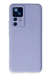 Xiaomi Mi 12T Pro Kılıf Nano içi Kadife Silikon - Lila