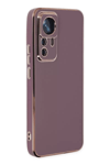 Xiaomi Mi 12T Pro Kılıf Volet Silikon - Mor