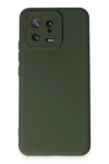 Xiaomi Mi 13 Kılıf Nano içi Kadife Silikon - Koyu Yeşil