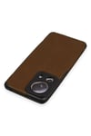 Xiaomi Mi 13 Lite Kılıf Loop Deri Silikon - Kahverengi