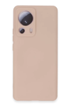Xiaomi Mi 13 Lite Kılıf Nano içi Kadife Silikon - Pudra