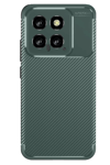 Xiaomi Mi 14T Kılıf Auto Focus Karbon Kapak - Koyu Yeşil