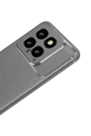 Xiaomi Mi 14T Kılıf Auto Focus Karbon Kapak - Gri