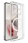 Xiaomi Mi 14T Pro Combo Sert Şeffaf Magsafe Kapak - Şeffaf