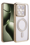 Xiaomi Mi 14T Pro Joke Simli Magneticsafe Kılıf - Gold