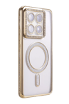 Xiaomi Mi 14T Pro Joke Simli Magneticsafe Kılıf - Gold