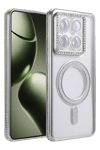 Xiaomi Mi 14T Pro Joke Simli Magneticsafe Kılıf - Gümüş