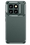 Xiaomi Mi 14T Pro Kılıf Auto Focus Karbon Kapak - Koyu Yeşil