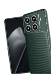Xiaomi Mi 15T Pro Auto Focus Karbon Kapak - Koyu Yeşil