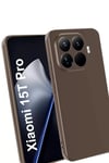 Xiaomi Mi 15T Pro First Silikon - Kahverengi