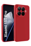 Xiaomi Mi 15T Pro First Silikon - Kırmızı