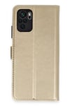 Xiaomi Mi Note 10 Trend S Plus Kapaklı Kılıf - Gold