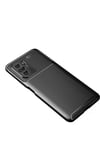 Xiaomi Poco F3 Kılıf Auto Focus Karbon Kapak - Siyah
