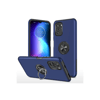 Xiaomi Poco F3 Kılıf Elit Yüzüklü Kapak - Lacivert