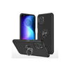 Xiaomi Poco F3 Kılıf Elit Yüzüklü Kapak - Siyah