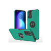 Xiaomi Poco F3 Kılıf Elit Yüzüklü Kapak - Yeşil