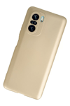 Xiaomi Poco F3 Kılıf First Silikon - Gold