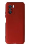Xiaomi Poco F3 Kılıf First Silikon - Kırmızı