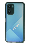 Xiaomi Poco F3 Kılıf Miami Şeffaf Silikon - Koyu Yeşil