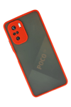 Xiaomi Poco F3 Kılıf Montreal Silikon Kapak - Kırmızı