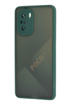 Xiaomi Poco F3 Kılıf Montreal Silikon Kapak - Yeşil