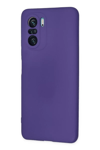 Xiaomi Poco F3 Kılıf Nano içi Kadife Silikon - Mor