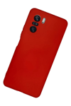 Xiaomi Poco F3 Kılıf Nano içi Kadife Silikon - Kırmızı