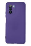Xiaomi Poco F3 Kılıf Nano içi Kadife Silikon - Mor
