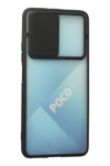 Xiaomi Poco F3 Kılıf Palm Buzlu Kamera Sürgülü Silikon - Siyah