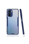Xiaomi Poco F3 Kılıf Platin Silikon - Lacivert