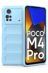 Xiaomi Poco M4 Pro 4G Kılıf Optimum Silikon - Sky Blue