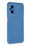 Xiaomi Poco M5 Kılıf Nano içi Kadife Silikon - Mavi