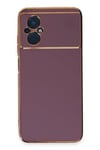 Xiaomi Poco M5 Kılıf Volet Silikon - Mor