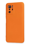 Xiaomi Poco X3 GT Kılıf Nano içi Kadife Silikon - Turuncu